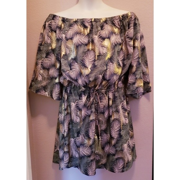 Spiaggia Dolce Other - Spiaggia Dolce Metallic Off-Shoulder Cover-Up